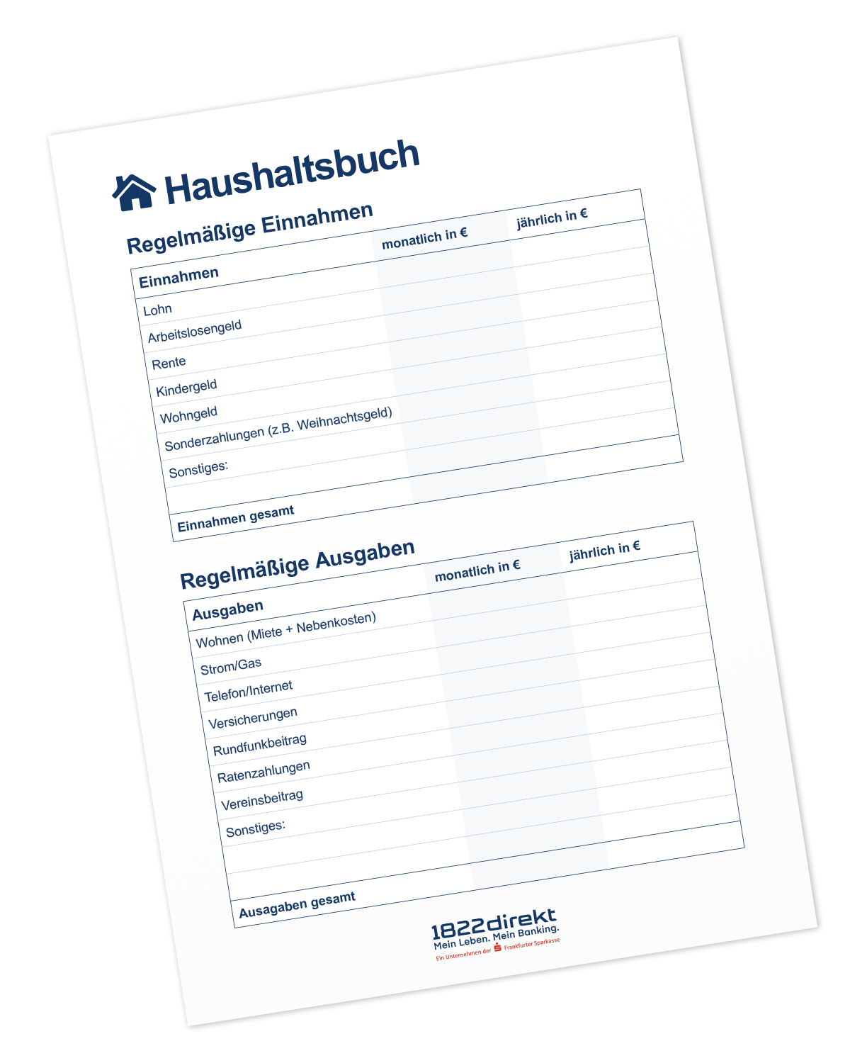 Haushaltsbuch