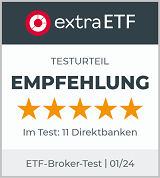 Auszeichnung exgtra ETF 5 Sterne