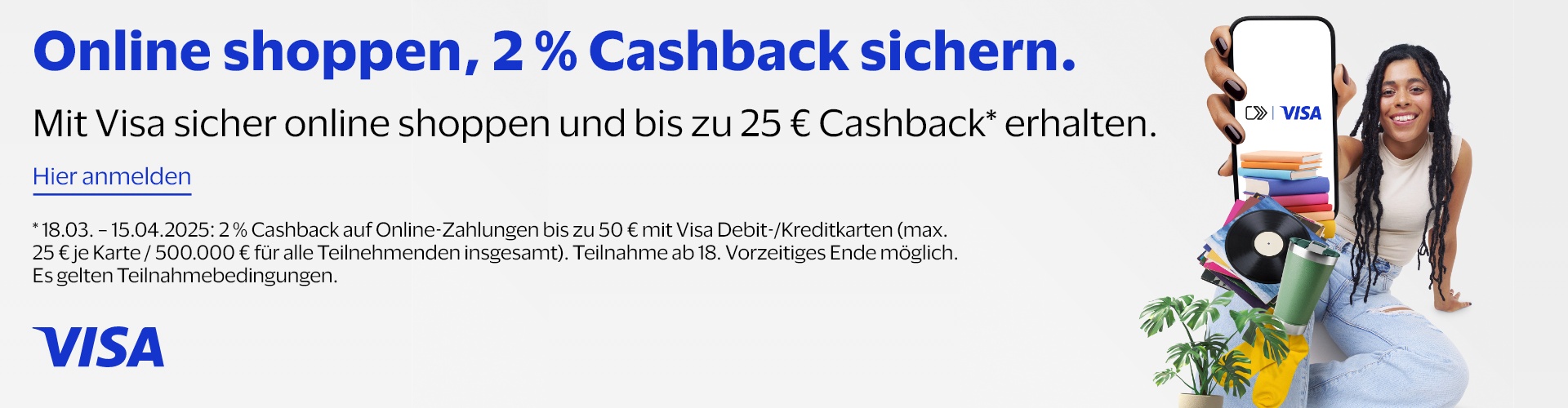 Visa Aktion 2% Cashback